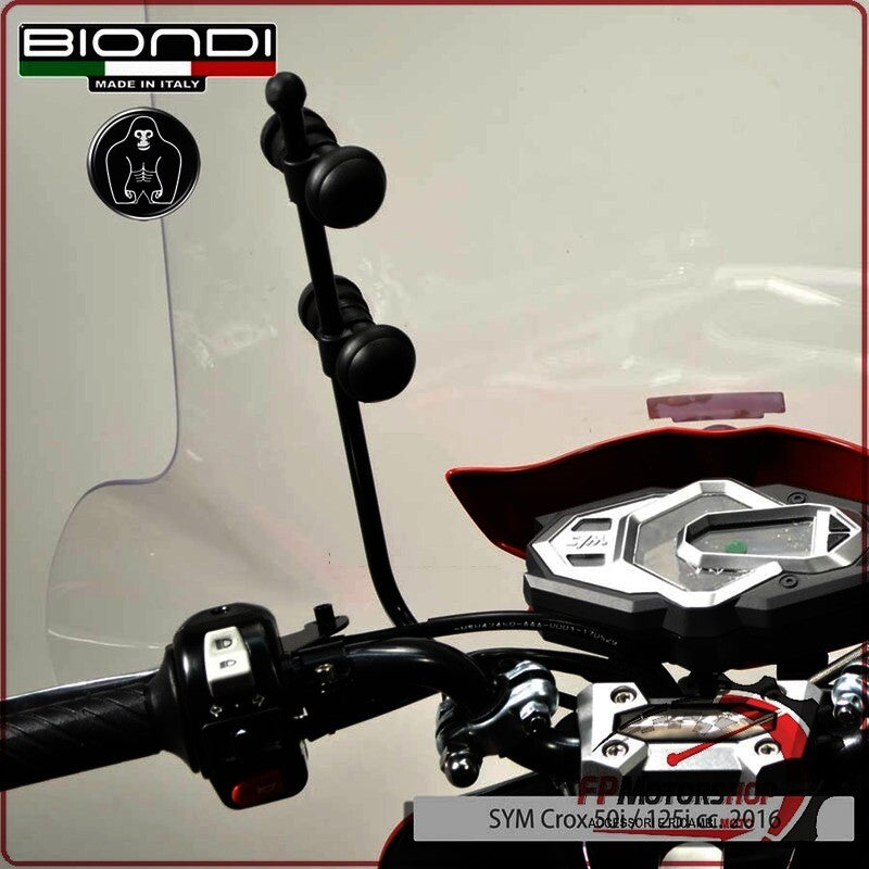 KIT ATTACCHI PARABREZZA SCOOTER PER NIU ASKOLL SYM SUPERSOCO WAYEL YADEA BIONDI