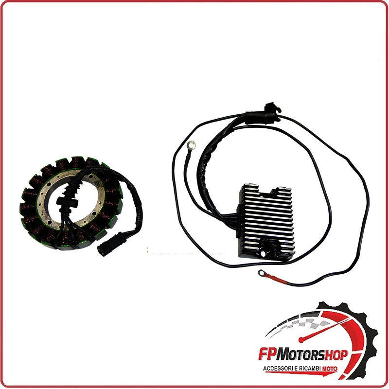 KIT STATORE MAGNETE REGOLATORE PER HIPOWER HARLEY SERIE DYNA 99-03 ELECTROSPORT