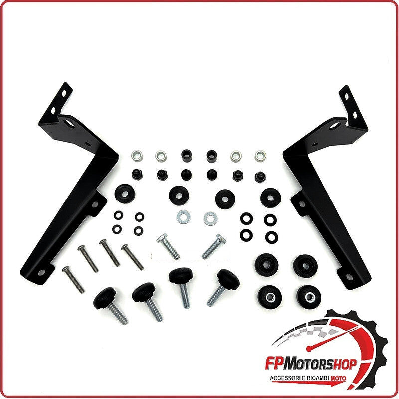 KIT ATTACCHI PARABREZZA SCOOTER PER SUPER SOCO F01 23> BIONDI 8500474