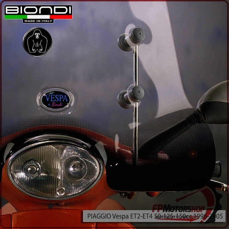 KIT ATTACCHI PARABREZZA SCOOTER PER PRO LIBERTY 50/125/150 03> BIONDI 8500708