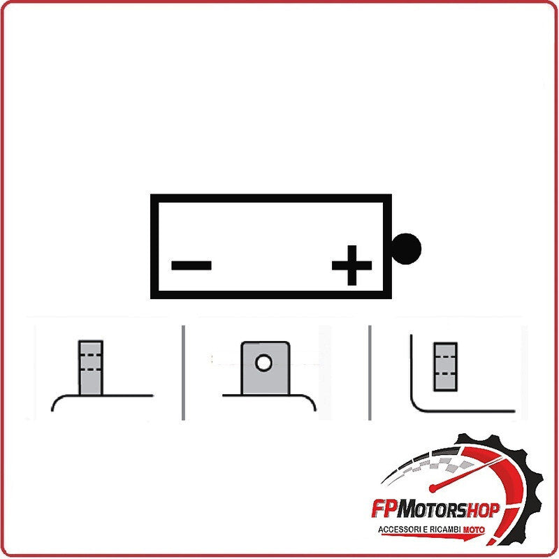 BATTERIA PER MOTO OKYAMI O51814 51814 12V 16AH 183X81X170MM BMW R80 R1100 GS