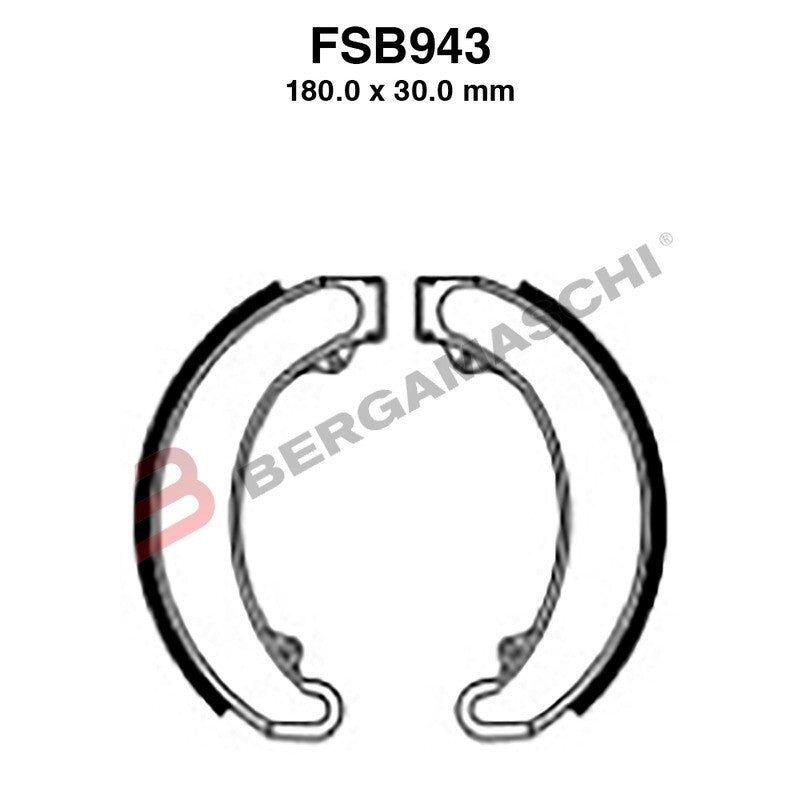 GANASCE FRENO PER MOTO FSB943 HONDA CB G 360 75>75 250 73>75