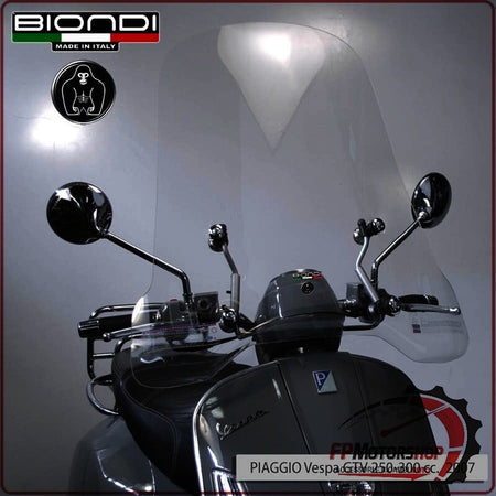 PARABREZZA CUPOLINO PER SCOOTER PIAGGIO VESPA GTV 250/300 2007> BIONDI 