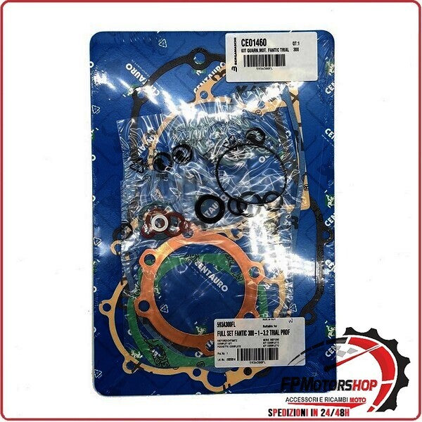 KIT GUARNIZIONE MOTORE PER FANTIC TRIAL 300 CENTAURO 593A300FL 300/301/302/303.2