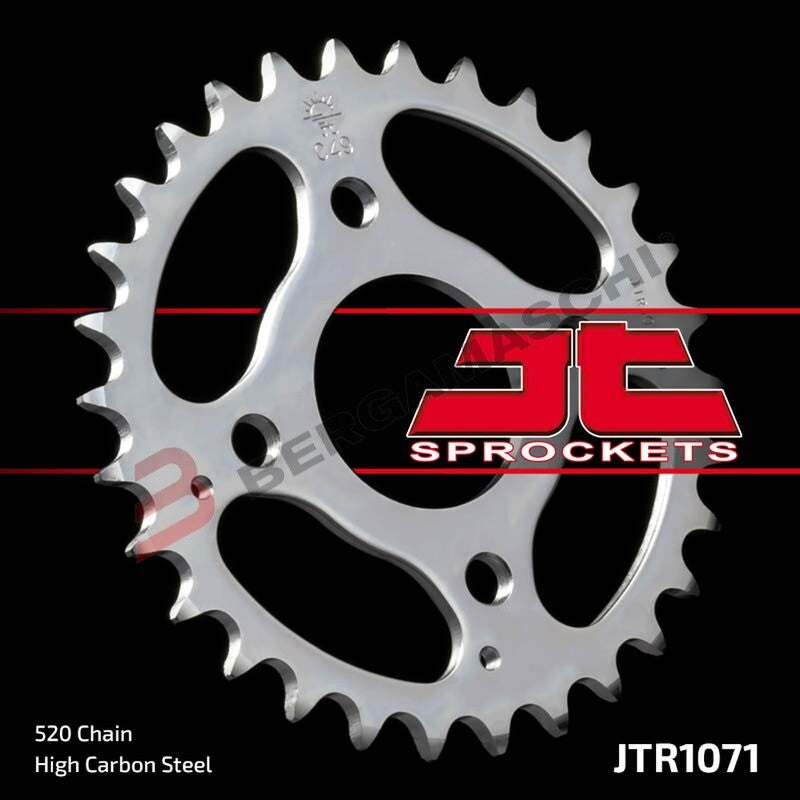 CORONA PER TRASMISSIONE MOTO JT 1071 Z30 JTR1071.30 30 DENTI ACCIAIO PASSO 520