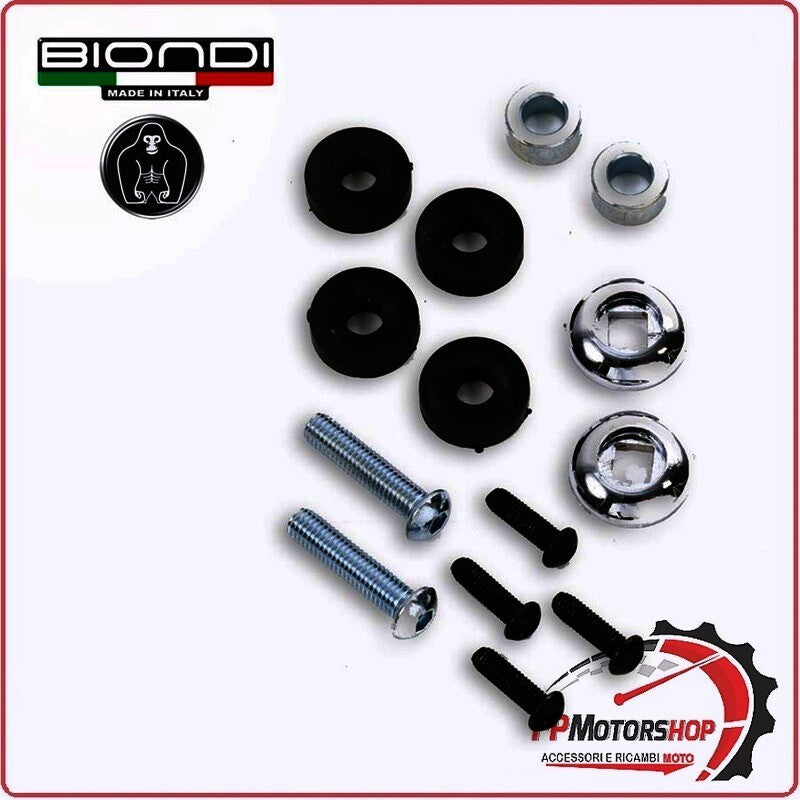 KIT MONTAGGIO ATTACCHI CUPOLINO PER HONDA CB900F HORNET 02-06 BIONDI 8010061