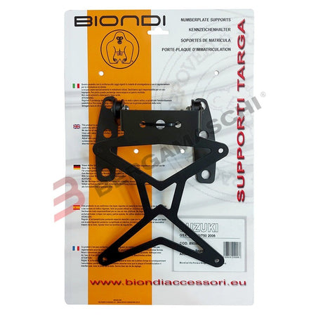 PORTATARGA PER MOTO SUZUKI GSX-R 600 750 06-07 REGOLABILE BIONDI 8909998