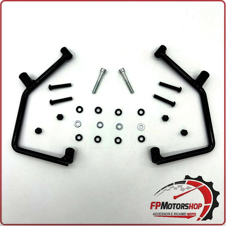 KIT ATTACCHI PARABREZZA SCOOTER PER PEUGEOT LOOXOR 50/100/125/150 00> BIONDI