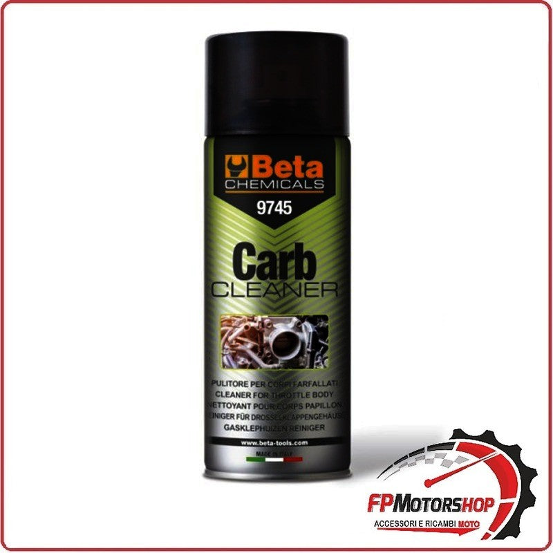 SPRAY DETERGENTE PULITORE CARBURATORE 400ml BETA 9745 MOTORE AUTO MOTO