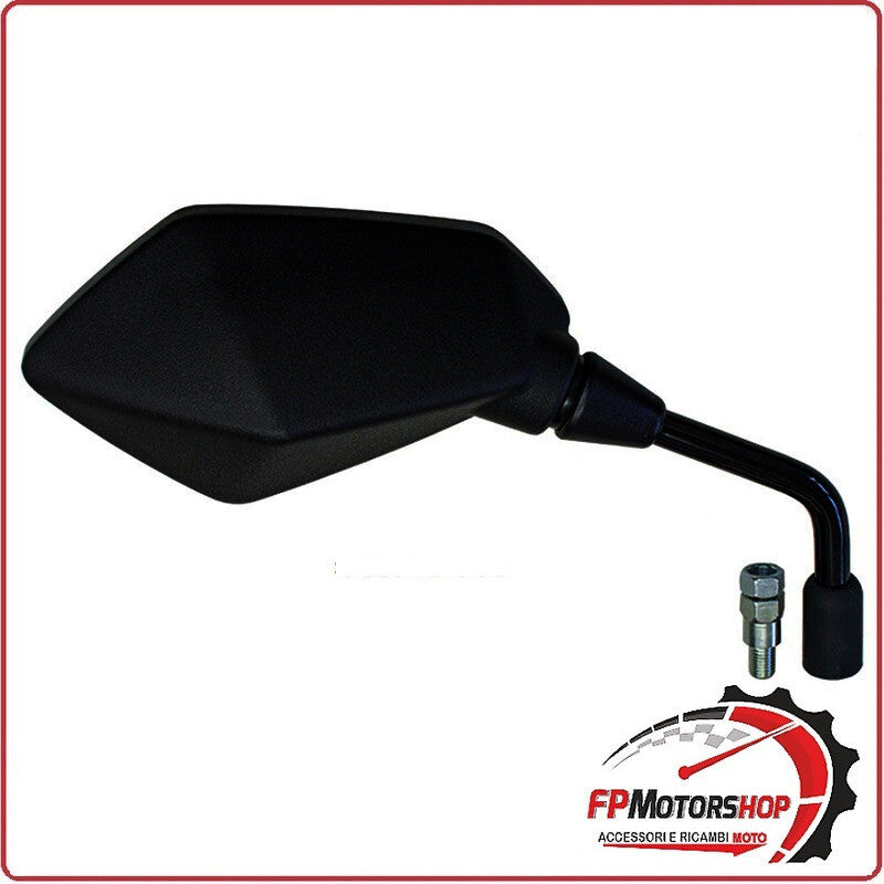 SPECCHIO SPECCHIETTO RETROVISORE DX NERO PER MOTO KAWASAKI Z750 11>12 