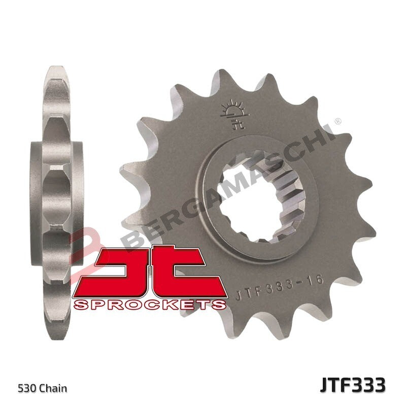 PIGNONE TRASMISSIONE PER MOTO JT 333 Z15 JTF333.15 15 DENTI ACCIAIO PASSO 530
