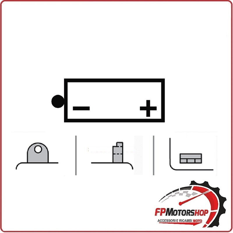 BATTERIA PER MOTO YUASA 6N11A-3A 6V 11AH 122X62X131MM GILERA GR1 125