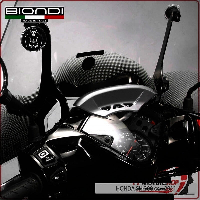 KIT ATTACCHI PARABREZZA SCOOTER PER HONDA SH 300 BIONDI 8500537 11>14