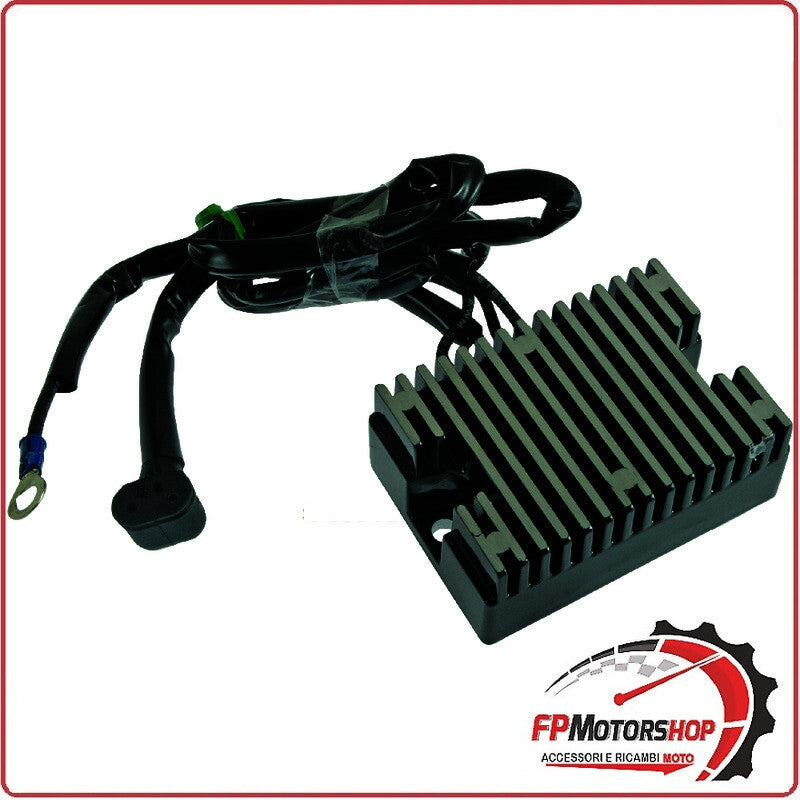 REGOLATORE DI TENSIONE PER HARLEY BIG TWIN 70-75 NERO WAI 12V CONNETTORE