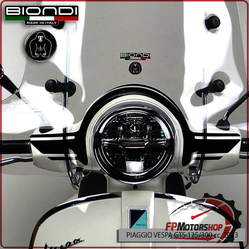 KIT ATTACCHI PARABREZZA PER SCOOTER PIAGGIO VESPA GTS 125/300 2023> BIONDI