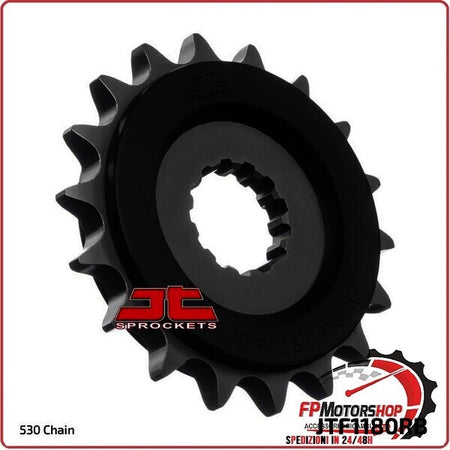 PIGNONE TRASMISSIONE PER MOTO JT 1180 Z18 RB AMMORTIZZATO JTF1180.18RB TRIUMPH