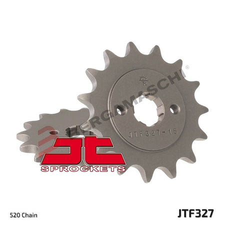 PIGNONE TRASMISSIONE PER MOTO JT 327 Z13 JTF327.13 13 DENTI ACCIAIO PASSO 520