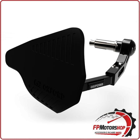 COPPIA PARAMANI PROTEZIONE LEVE MANUBRIO PER MOTO OXFORD OX705 UNIVERSALI NERO