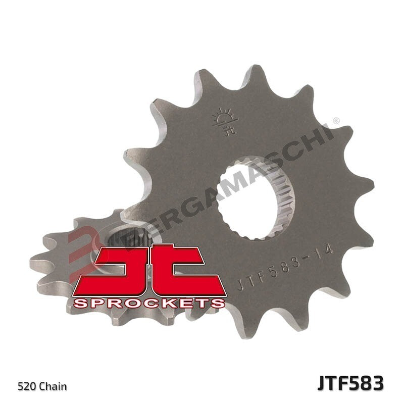 PIGNONE TRASMISSIONE PER MOTO JT 583 Z13 JTF583.13 13 DENTI ACCIAIO PASSO 530
