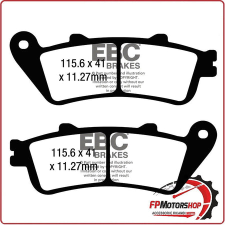 PASTIGLIE PASTICCHE FRENO PER MOTO FA725HH YAMAHA STAR VENTURE/ELUDER 1800 18>22