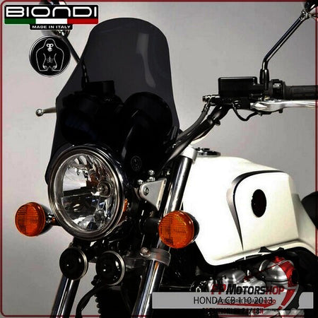 CUPOLINO PARABREZZA MOTO NERO BIONDI PER DUCATI MONSTER 600/1000 01>06 HONDA CB