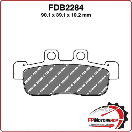 PASTIGLIE PASTICCHE FRENI PER SCOOTER FDB2284EF YAMAHA NXC K CYGNUS X 125 07>10
