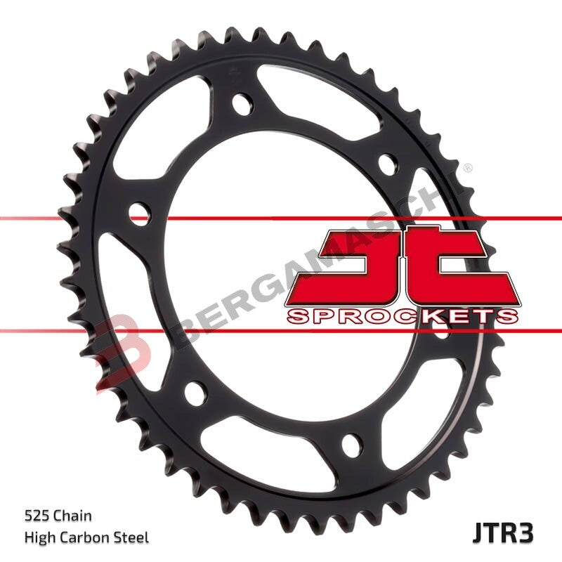 CORONA PER TRASMISSIONE MOTO JT 3 Z47 JTR3.47 FORI DI FISSAGGIO DA 105MM