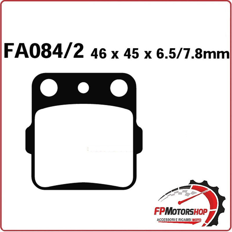 PASTIGLIE PASTICCHE FRENO PER MOTO HONDA ACT200X 83> EBC FA084/2R ACT 200 X