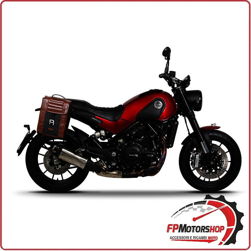 ATTACCO BORSE LATERALI BAGAGLIO MOTO MORBIDE PER BENELLI LEONCINO 502I 17>22