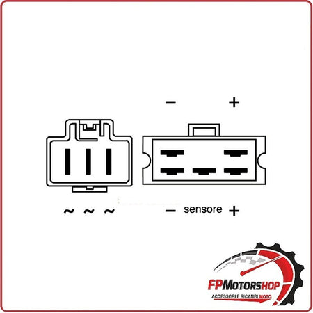 REGOLATORE DI TENSIONE SUN PER HONDA SILVER WING 600 02-08 400 06-08 12V