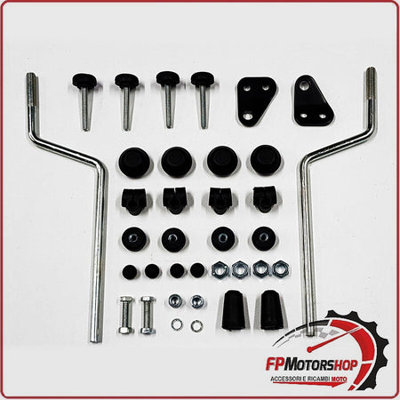 KIT ATTACCHI PARABREZZA SCOOTER PER BENELLI MACIS 125 150 12> BIONDI 8500981