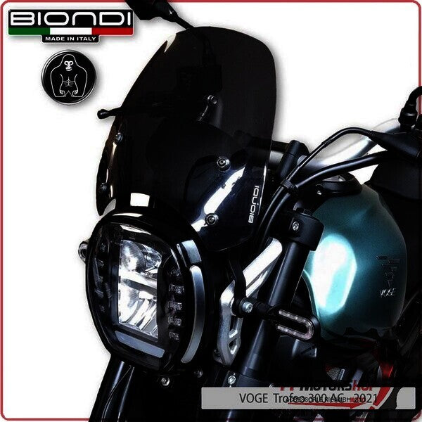 CUPOLINO PARABREZZA MOTO PER VOGE TROFEO 300/500 2021> SPORT FUME' SCURO BIONDI