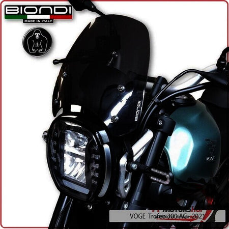 CUPOLINO PARABREZZA MOTO PER VOGE TROFEO 300/500 2021> SPORT FUME' SCURO BIONDI