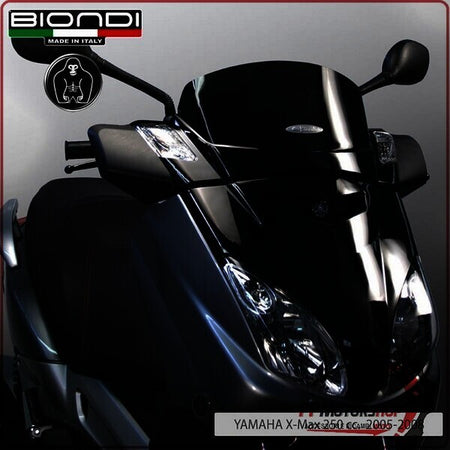 CUPOLINO PARABREZZA SCOOTER PER YAMAHA X-MAX 125 FUME BIONDI 125/250 2005>2008