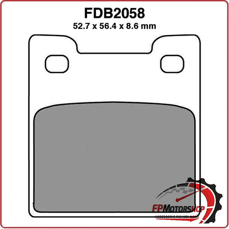 PASTIGLIE PASTICCHE FRENO FERODO MOTO FDB2058P PER SUZUKI RF RR 900 94>95