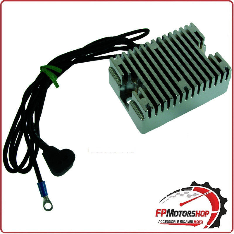 REGOLATORE DI TENSIONE PER HARLEY BIG TWIN 76-80 CROMATO WAI 12V CONNETTORE