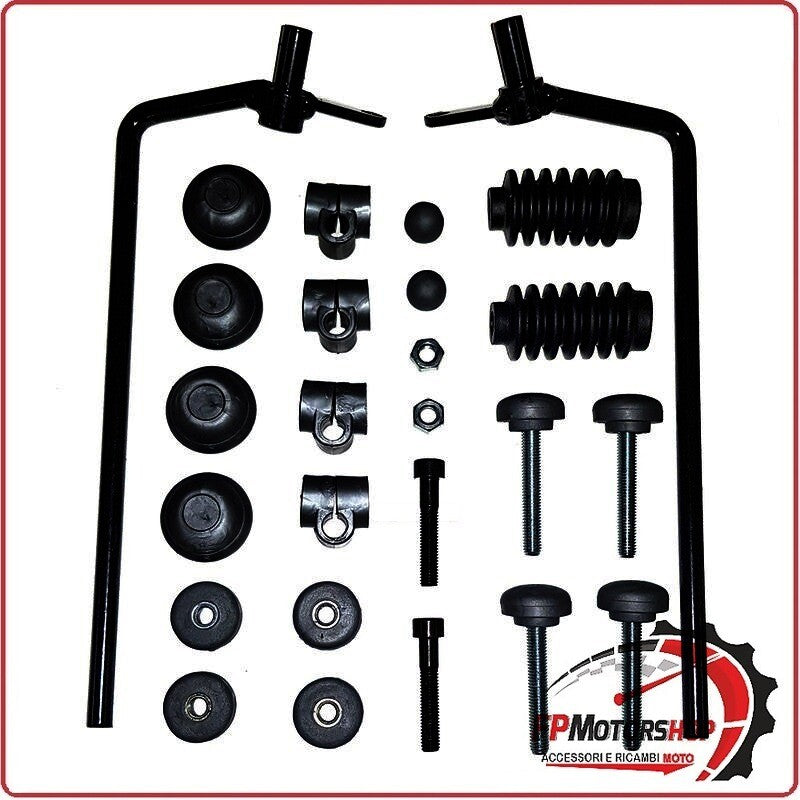 KIT ATTACCHI PARABREZZA SCOOTER PER SUZUKI UE 125/150 BIONDI 8500748 02>