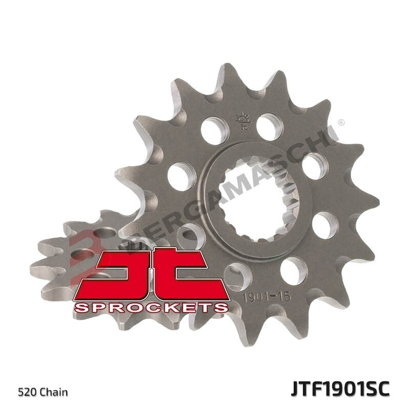 PIGNONE TRASMISSIONE PER MOTO JT 1901 Z15 SC JTF1901.15SC 15 DENTI ACCIAIO SELF