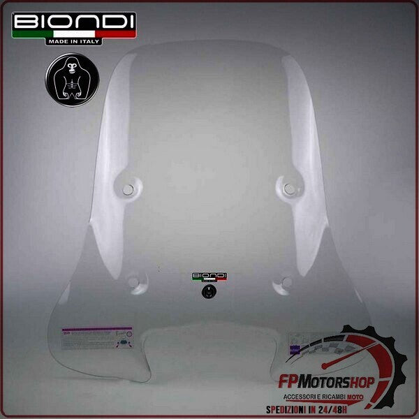 PARABREZZA PER SCOOTER SYM MEGALO 125 2006>2007 HONDA SH 50/100 1996> BIONDI 