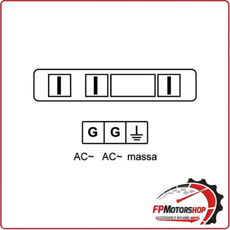 REGOLATORE DI TENSIONE PER VESPA PK50/125/XL SENZA AVV EL OKYAMI 12V