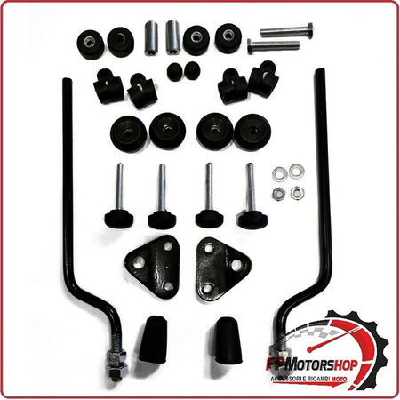 KIT ATTACCHI PARABREZZA SCOOTER PER KYMCO K12 KB50 BIONDI 8500892 FEVER ZX 50