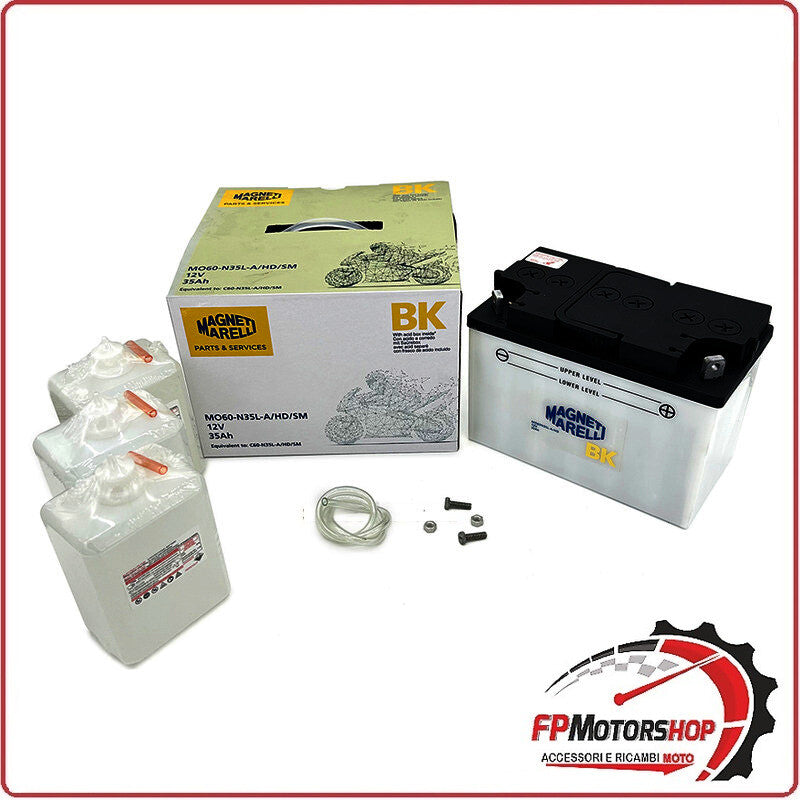 BATTERIA PER MOTO MARELLI MO60 N35L-A-HD-SM Y60-N35L-A 12V 35Ah GUZZI V7 SPORT