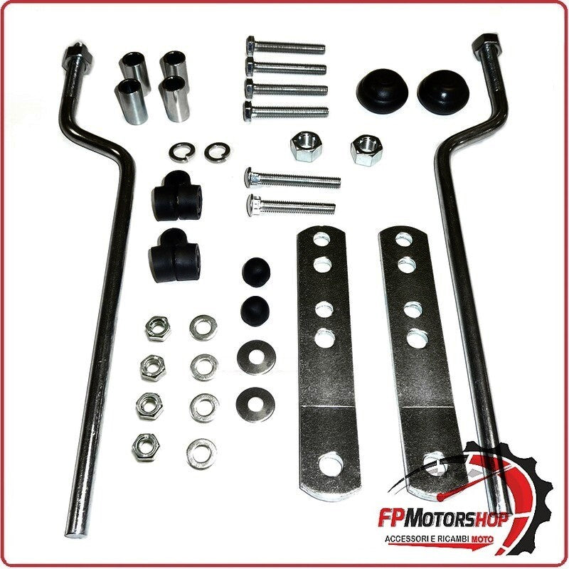 KIT ATTACCHI PARABREZZA SCOOTER PER PIAGGIO VESPA COSA PK 50 FL2 BIONDI 8500989