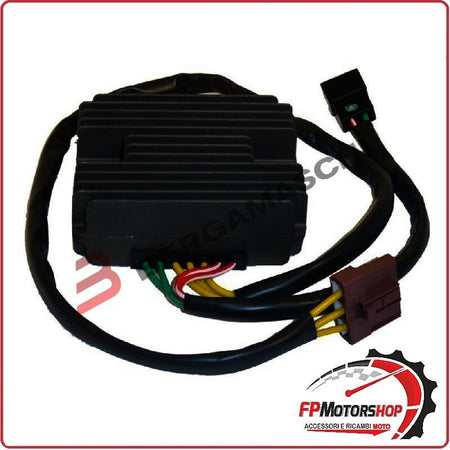 REGOLATORE DI TENSIONE PER MOT. MASTER APRILIA 400/500 OKYAMI 12V CONNETTORI