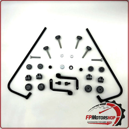 KIT ATTACCHI PARABREZZA SCOOTER PER YAMAHA CYGNUS X 125/150 06> BIONDI 8500664