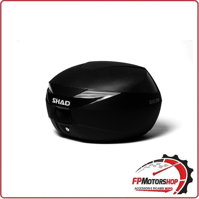 BAULETTO PER MOTO SCOOTER SHAD SH39 CARBON COVER D0B39106 SH 39 LITRI CARBONIO