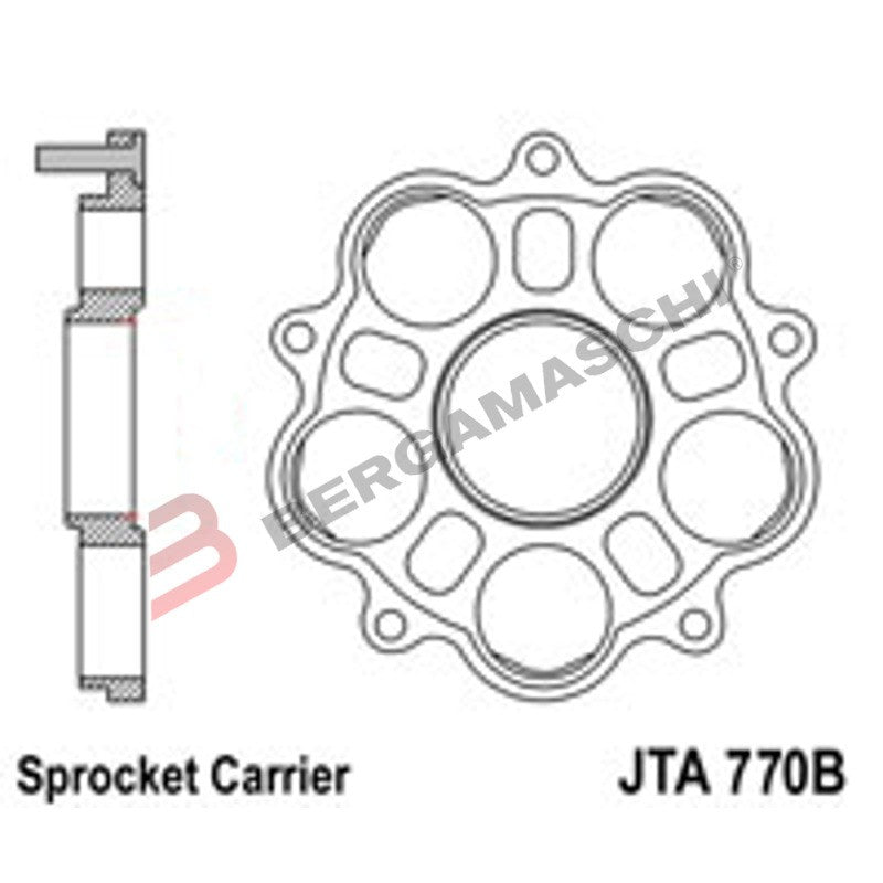 PARASTRAPPI PORTA CORONA X JTA761/762/763 JTA770B DUCATI PANIGALE V4 1103 18>21