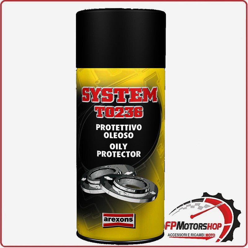 BOMBOLETTA SPRAY SYSTEM TO236 PROTETTIVO ANTIRUGGINE OLEOSO 400 ML AREXONS 4236