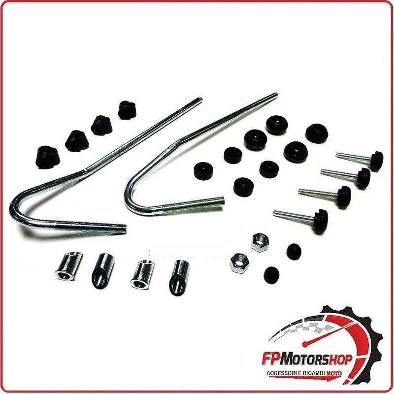 KIT ATTACCHI PARABREZZA SCOOTER PER PIAGGIO SPRINT PRIMAVERA 14> BIONDI 8500971