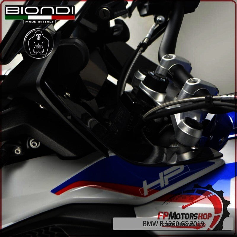 DEFLETTORE CUPOLINO ARIA PER MOTO BMW R1200GS FUME DARK BIONDI 8010368 17>19
